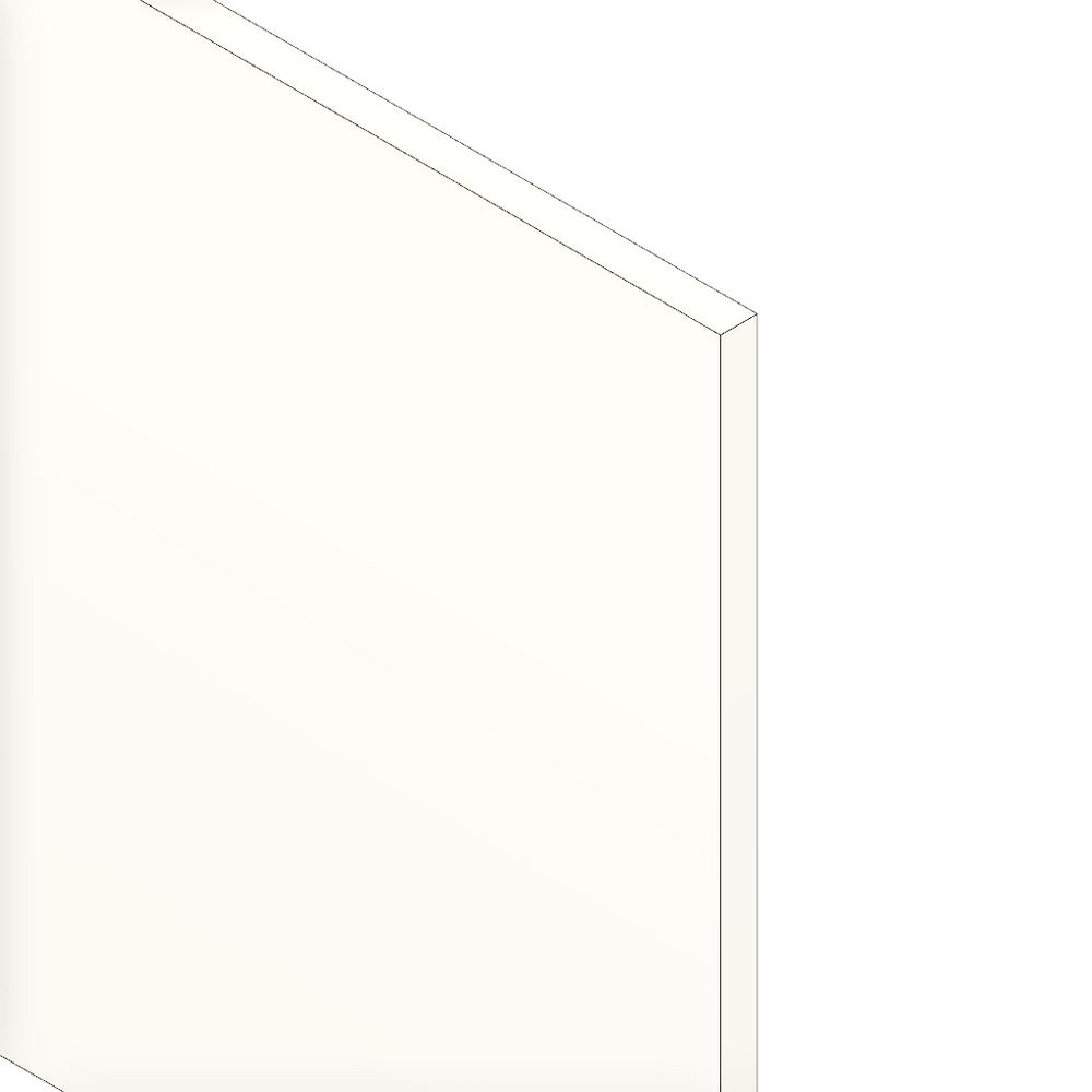 63-100-W MODULAR SOLUTIONS PVC PANEL<br>1/4" X 48" X 96", WHITE